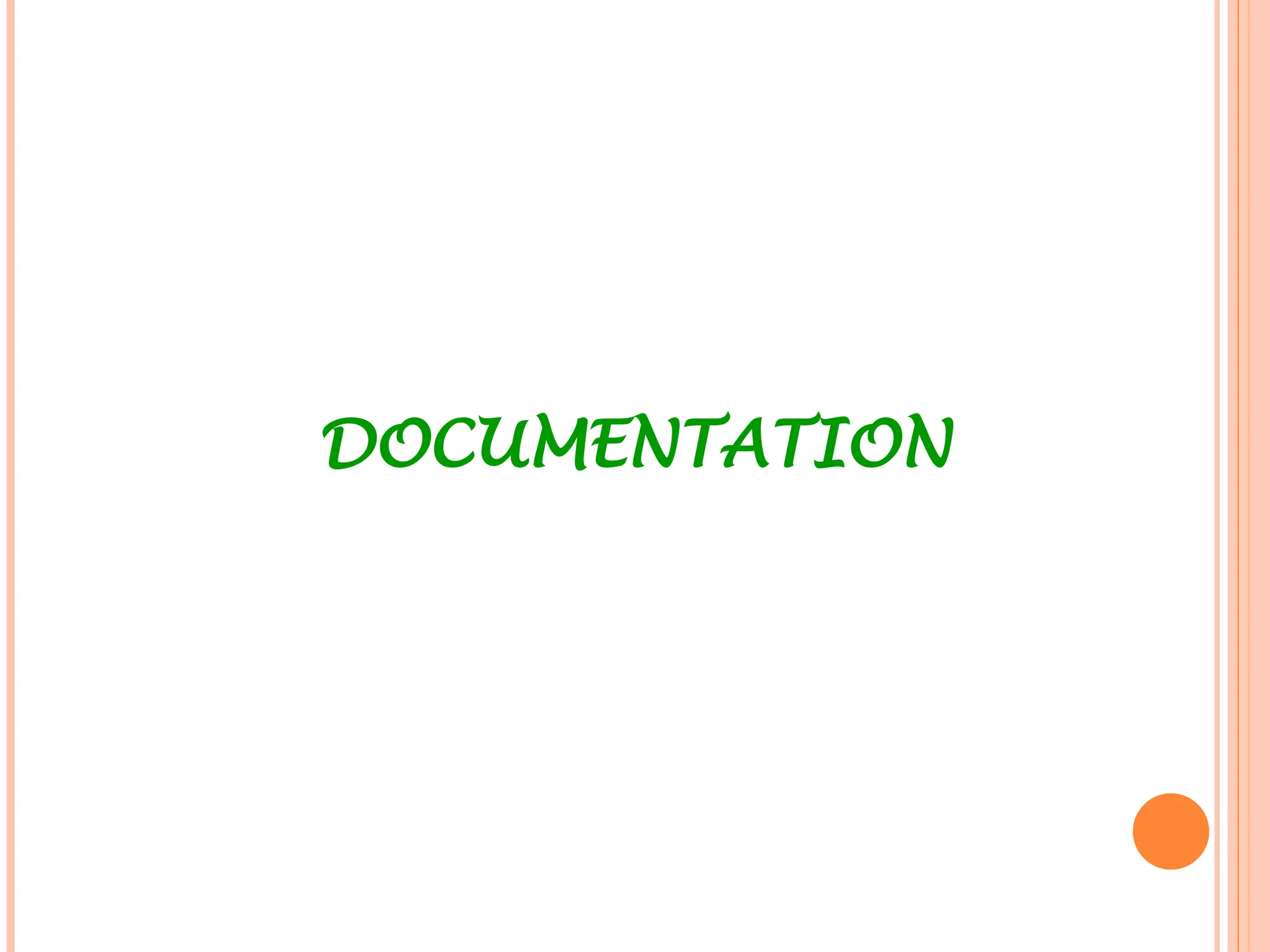 DOCUMENTATION
 