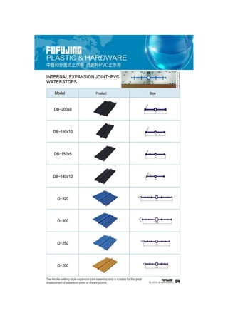 pvc waterstop catalogue-Fufujing