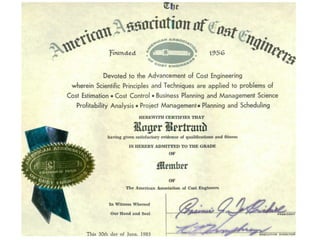 CERTIFICATES AND DIPLOMAS