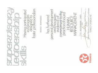 CERTIFICATES AND DIPLOMAS