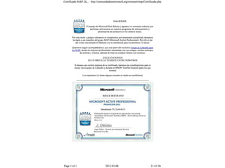 CERTIFICATES AND DIPLOMAS