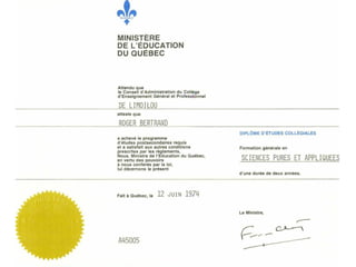 CERTIFICATES AND DIPLOMAS