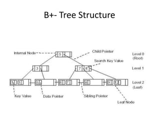 B-and-B-Tree-ppt presentation in data structure | PPT | Databases ...