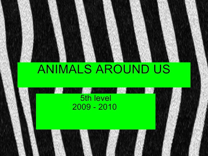 Animals around us essay image