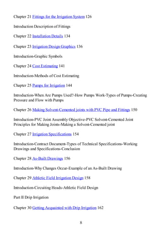 Irrigation Plan.pdf Comprehensive Guide to Simplified Irrigation Design and Installation | PDF