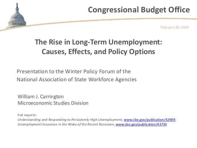 Unemployment cause and effect essay