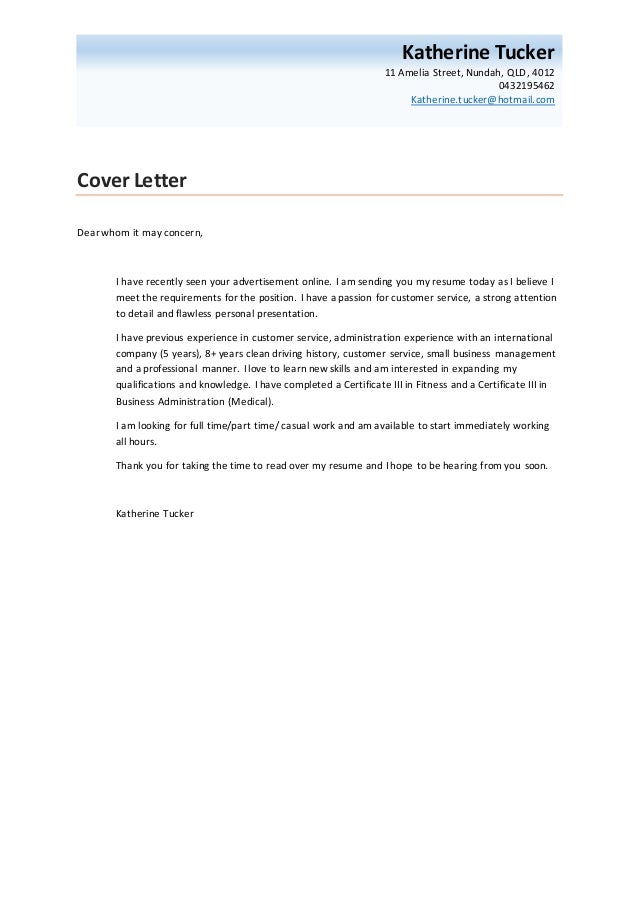 k tucker cover letter casual cover letter