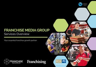 FRANCHISE MEDIAGROUP
Services Overview
Your essential franchise growth partner
Official online directory
 