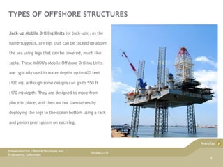 Bottom Supported Rigs 45218533-Presentation-Offshore-Structure | PPTX