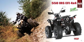 29 30
Drivetrain
4x4550 IRS EFI 4x4
Fully
independent
Rear
Suspension
 