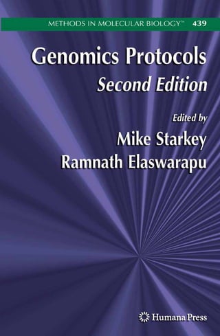 Genomics Protocols Methods in Molecular Biology 2nd Edition Mike ...