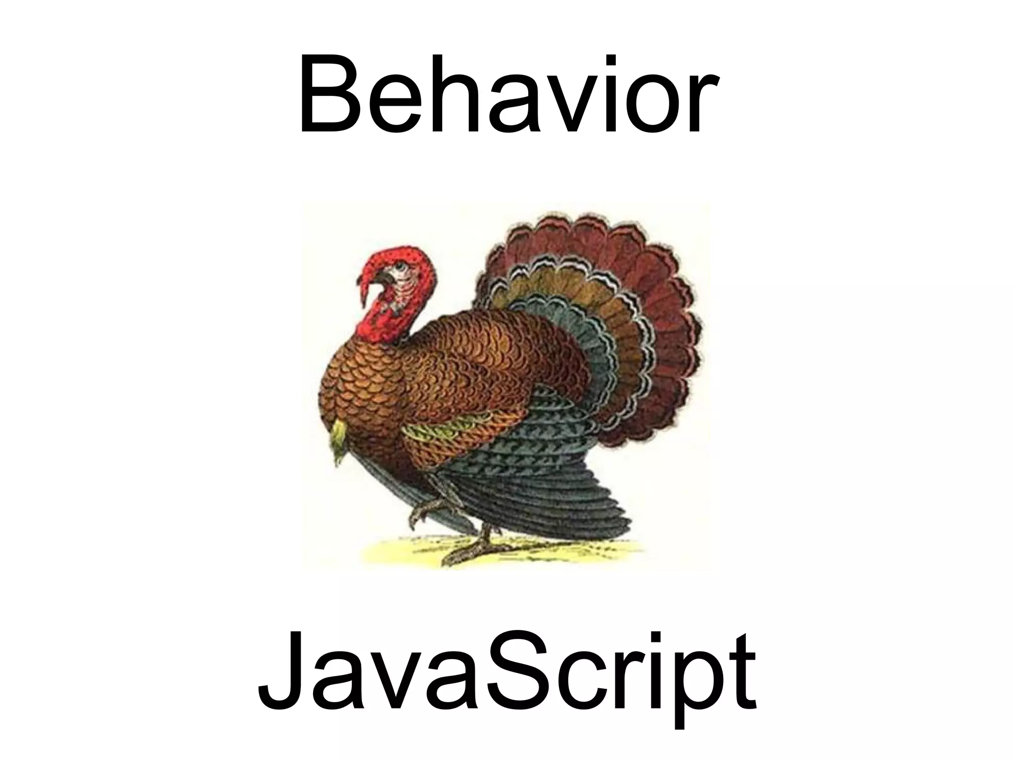 Behavior JavaScript 