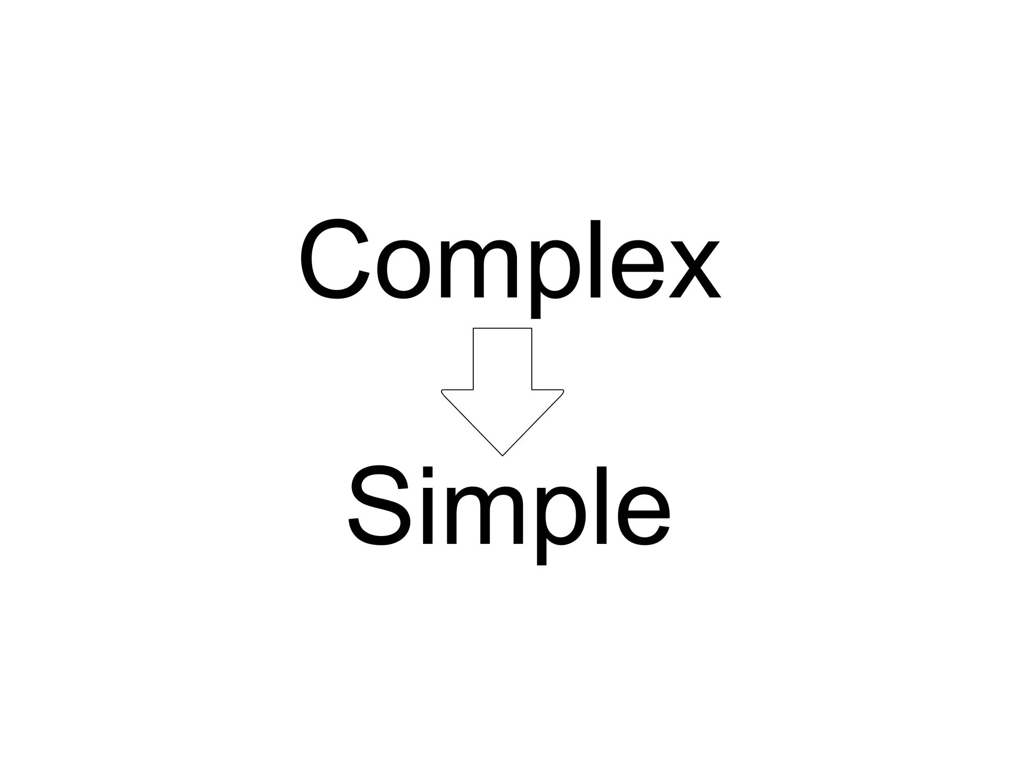 Complex Simple 