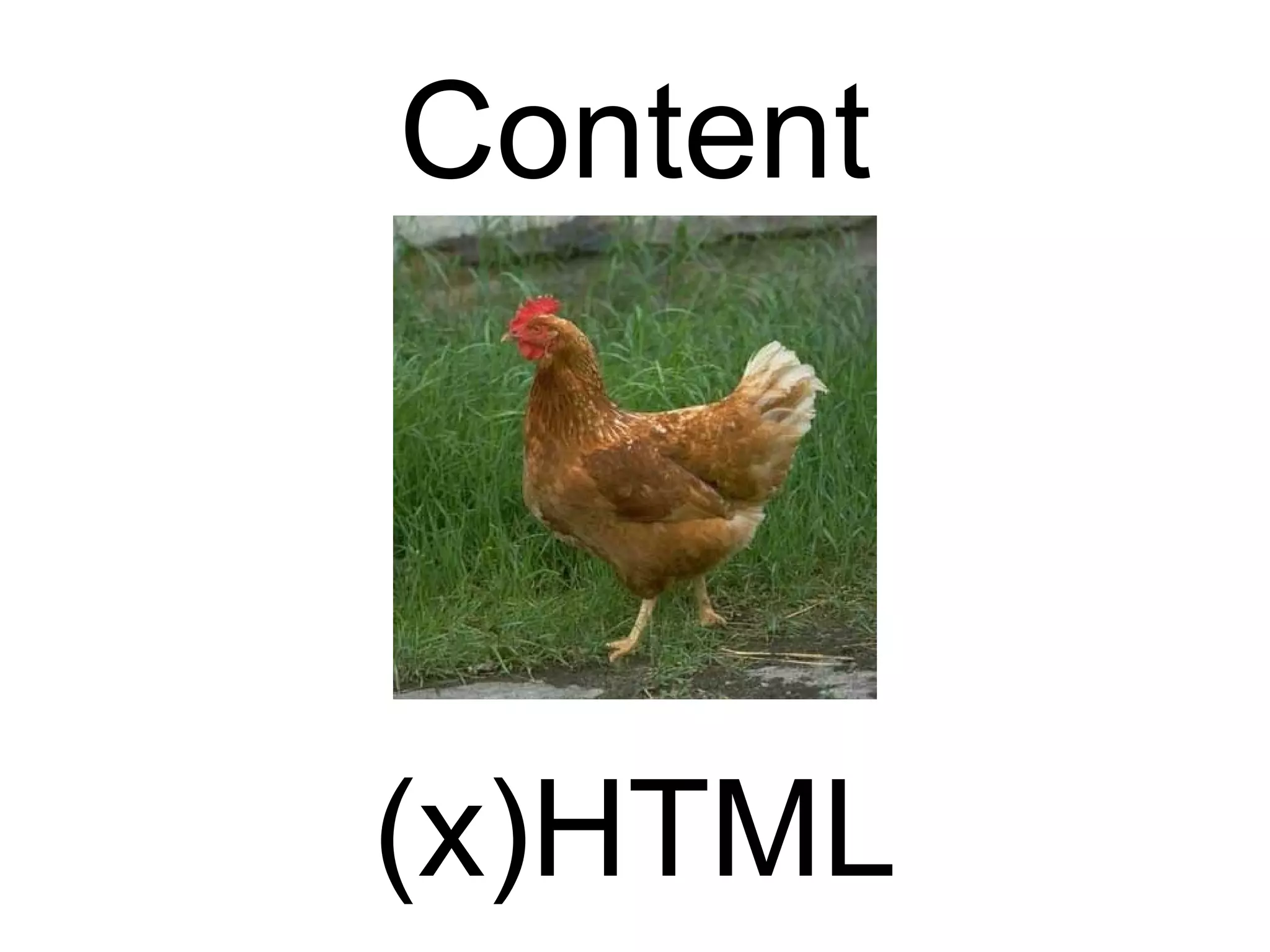 (x)HTML Content 