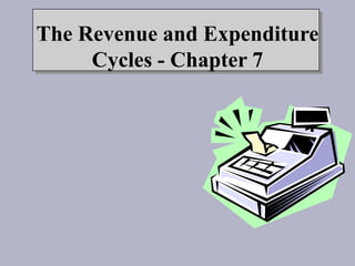 The Revenue and Expenditure
Cycles - Chapter 7
 