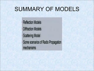 SUMMARY OF MODELS
 