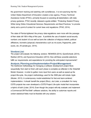 Capstone Project Student Management System | DOCX
