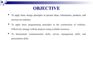 INTERNSHIP ON FULL STACK ON WEB DEVELOPMENT,HTML,CSS,JAVA SCRIPT | PPTX