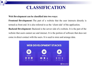INTERNSHIP ON FULL STACK ON WEB DEVELOPMENT,HTML,CSS,JAVA SCRIPT | PPTX