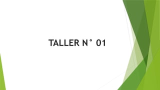 TALLER N° 01
 