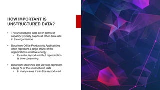 Webinar: Are You Treating Unstructured Data as a Second Class Citizen ...