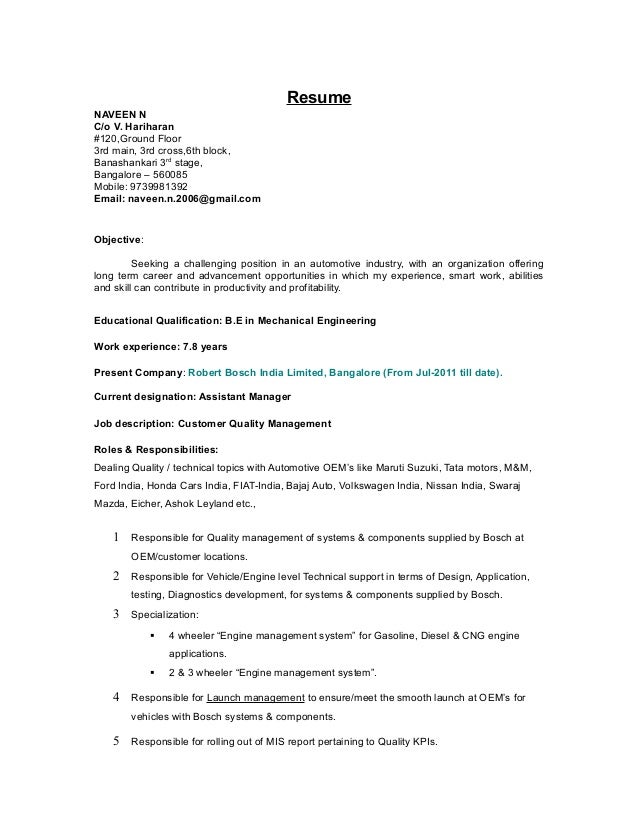 naveen resume doc resume doc
