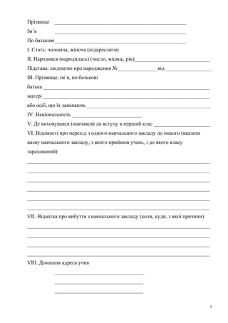 Прізвище _________________________________________________
Ім’я _________________________________________________
По батьк...