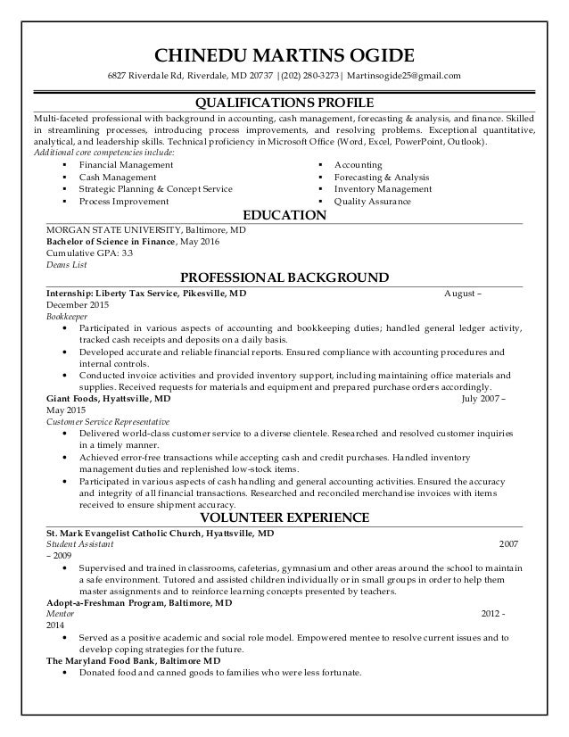 ogide resume new redo