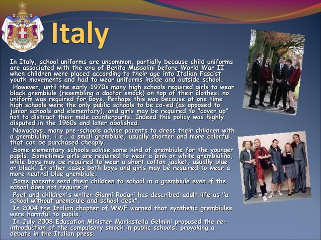 Presentation about School Uniform | PPT