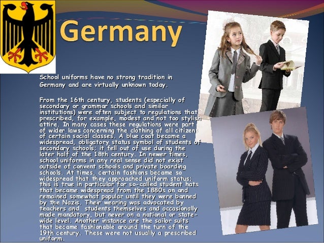Presentation About School Uniform