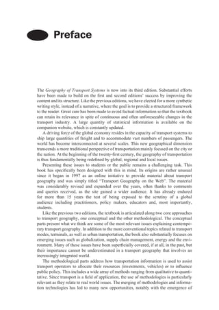 The Geography of Transport Systems 3rd Edition Jean-Paul Rodrigue | PDF