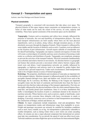 The Geography of Transport Systems 3rd Edition Jean-Paul Rodrigue | PDF
