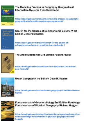 The Geography of Transport Systems 3rd Edition Jean-Paul Rodrigue | PDF