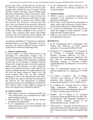 Corrosion Characterization of Aluminium 6061/ Tib2 Metal Matrix ...