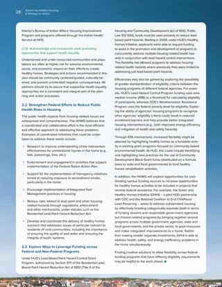 Advancing Healthy Housing. A Strategy for Action | PDF