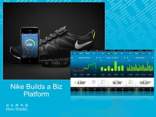 Nike Builds a Biz
Platform
 