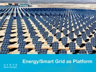Energy/Smart Grid as Platform
 