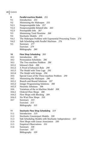Parallel Machine Scheduling Explained Pdf Principles of sequencing and scheduling Second Edition Baker | PDF