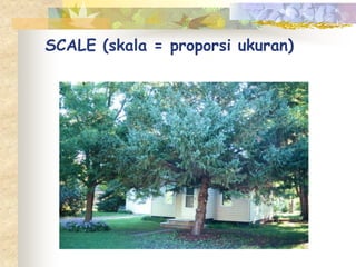 SCALE (skala = proporsi ukuran)
 