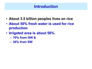 Adaptation strategy for crop production in changing climate: Saline-prone Barisal region