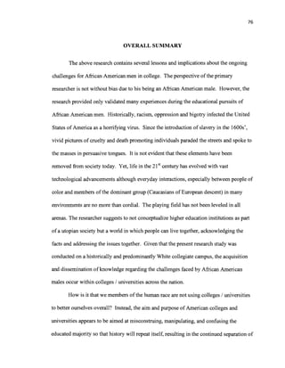 The Impact Of Mentoring African-American Males During Their Under | PDF