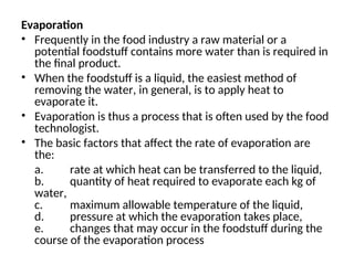 Comprehensive Unit Operations in Food Processing Engineering | PPT