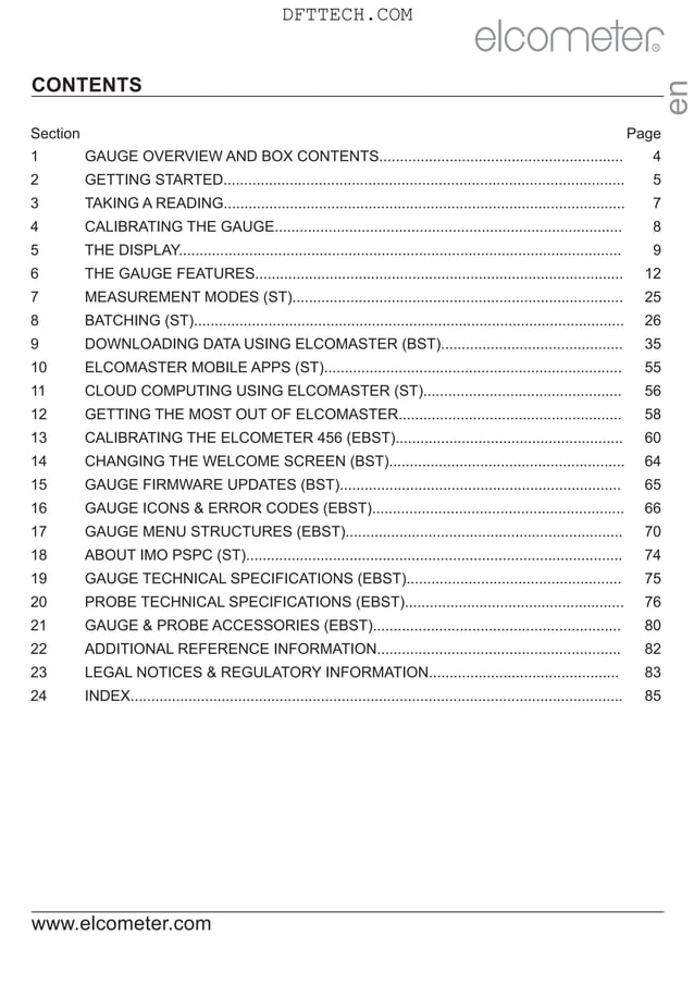 456 Coating Thickness Gauge instructions Manual in Engilish PDF