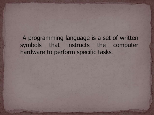 History of Programming Language | PPTX | Programming Languages | Computing