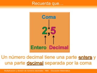 operaciones con decimales | PPT