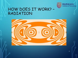 HOW DOES IT WORK? –
RADIATION
17
 