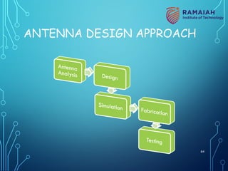 ANTENNA DESIGN APPROACH
64
 