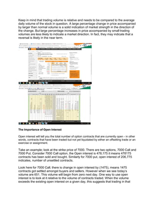 Open Interest Pdf Hawking the Open interest | PDF