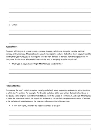 Twelve Angry Men Work book | PDF