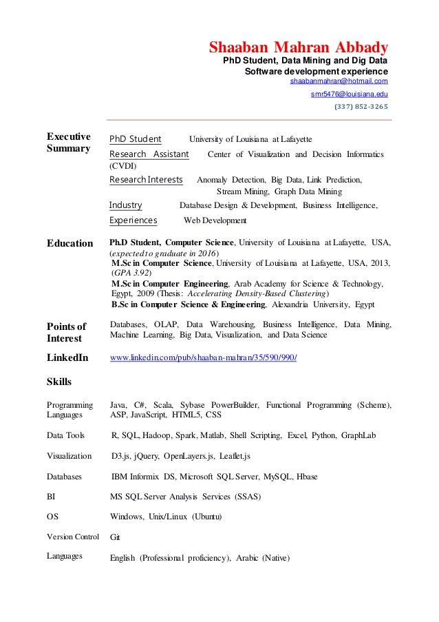 Phd thesis on business intelligence development
